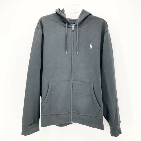 Polo Ralph Lauren Other - Polo Ralph Lauren Mens Zip Up Hoodie Black Size L